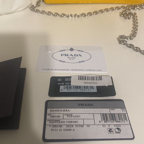 Authentic PRADA Shoulder Bag New With ALL original tags and Dustbage - Picture 4 of 11